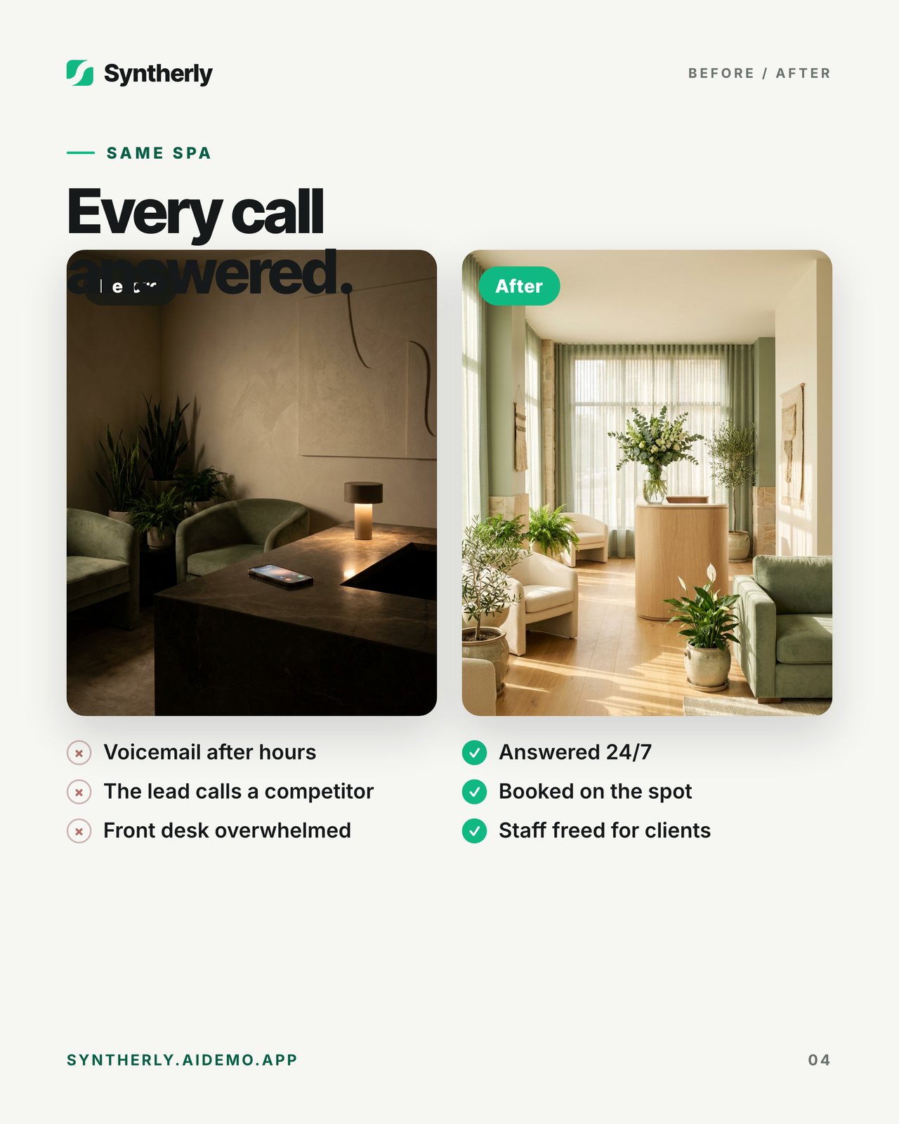 The med spa that never misses a call, page 4 of 7