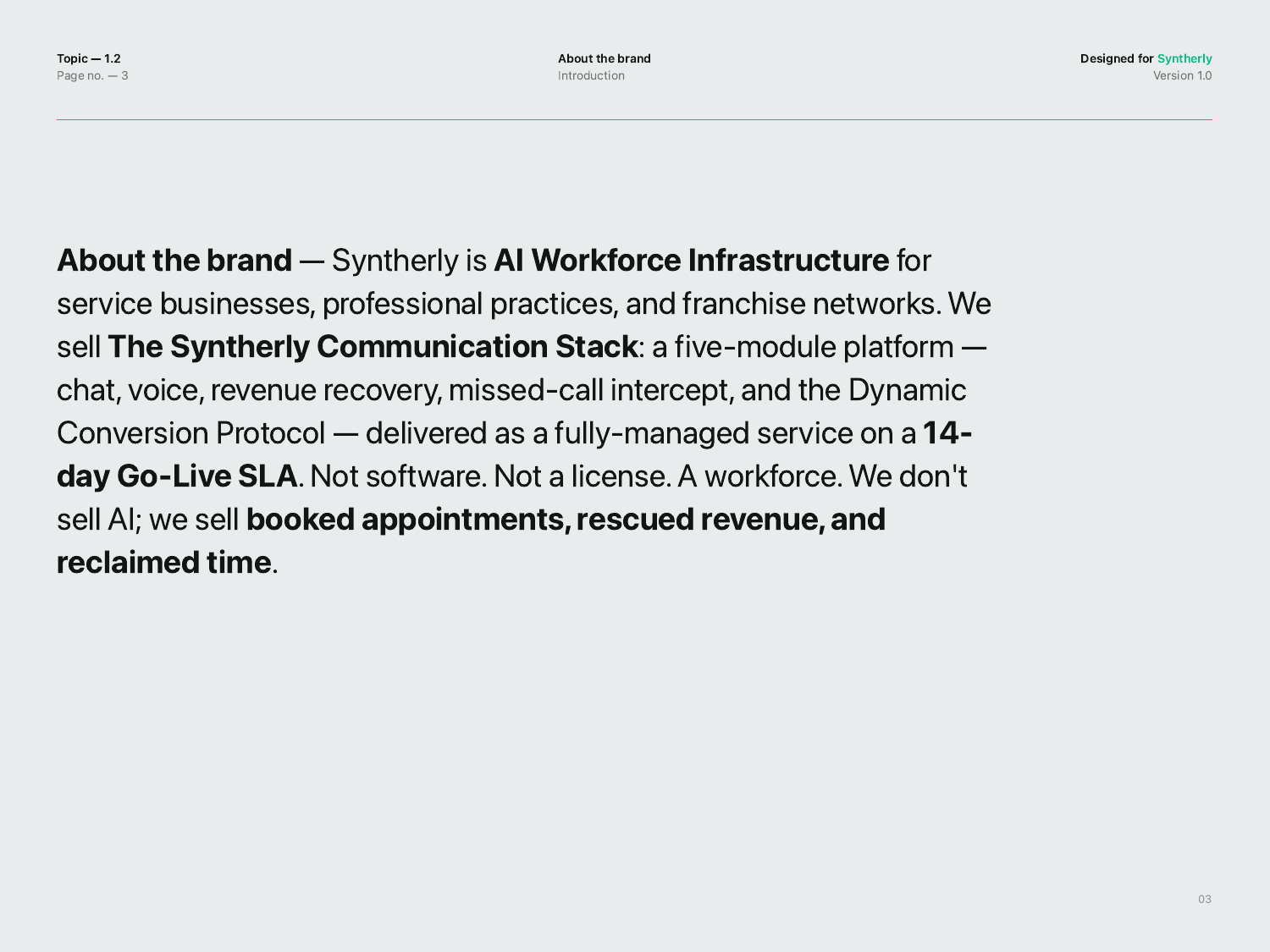 Brand book, page 3 of 21