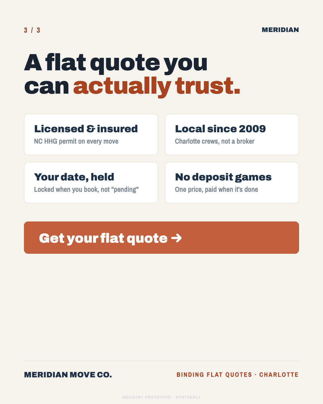 Moving company campaign, page 4 of 6