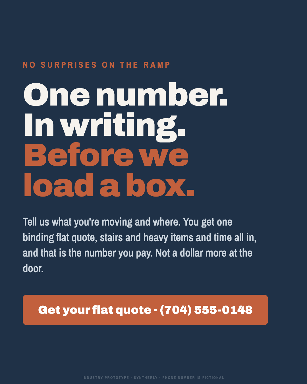 Moving company campaign, page 5 of 6